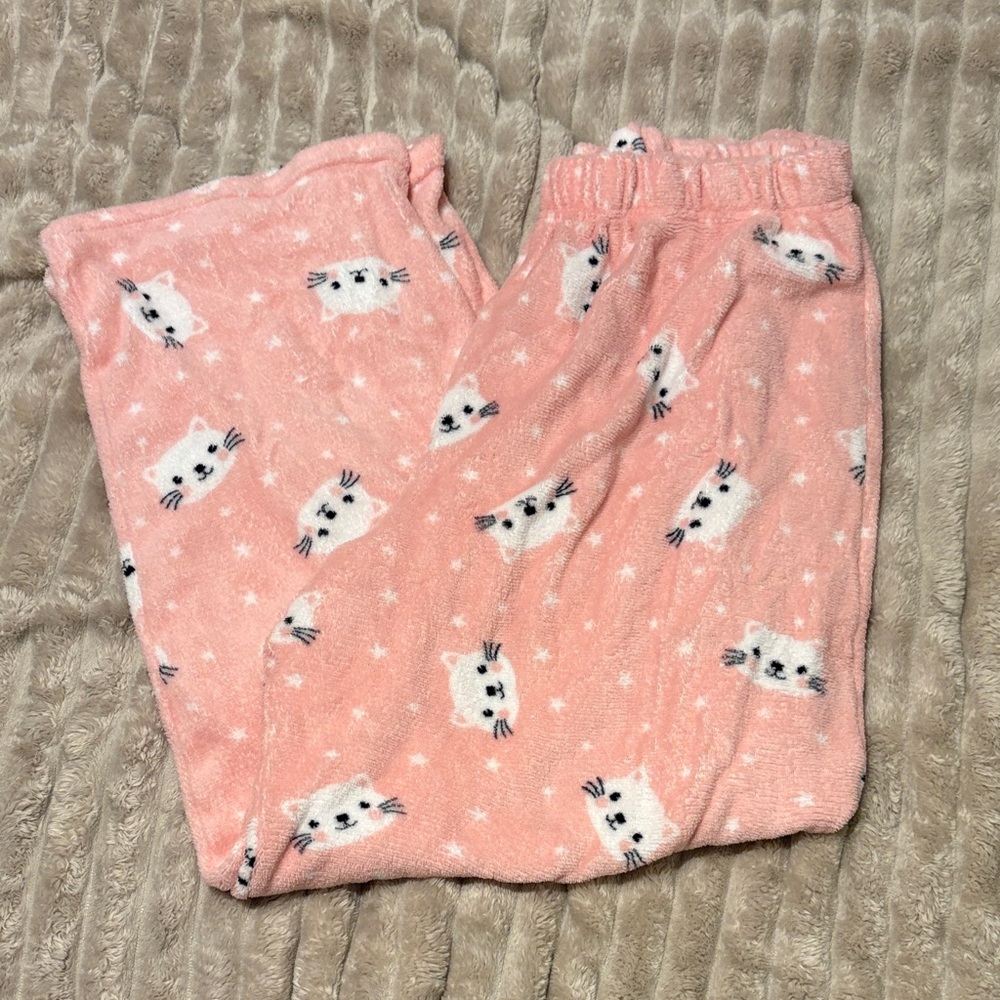 Bobbie Brooks | Pink Cat Pajama Bottoms